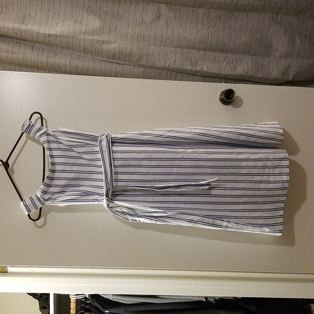 Draper James off the shoulder stripe dress